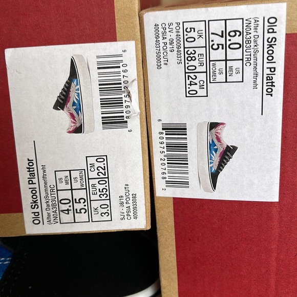 Vans Old Skool After Dark Summerlf/True White WMNS platforms - Picture 16 of 16